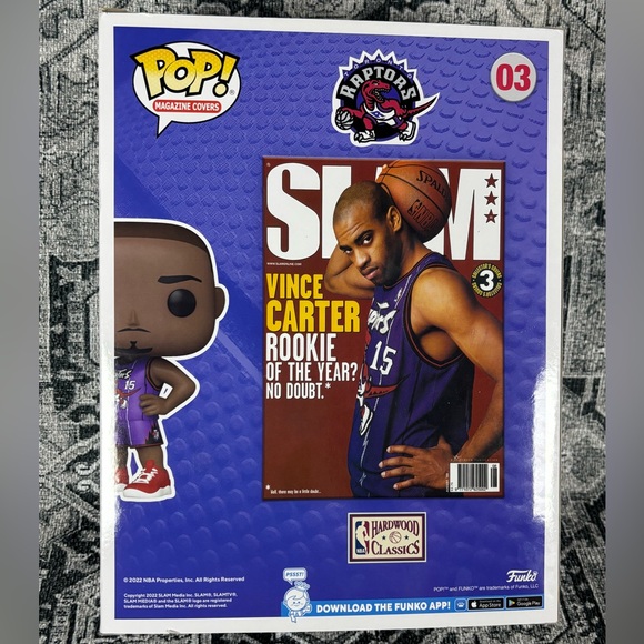 Vince Carter (Toronto Raptors) Funko Pop! NBA SLAM Magazine Cover - Picture 3 of 6